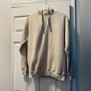 Arbonne Beige Hoodie with Drawstrings